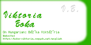 viktoria boka business card